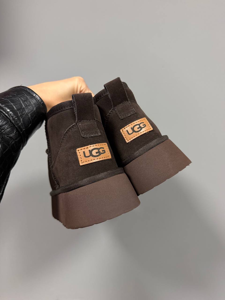 Ugg Ultra Mini Platform Dark Cacao Suede - Зображення 8