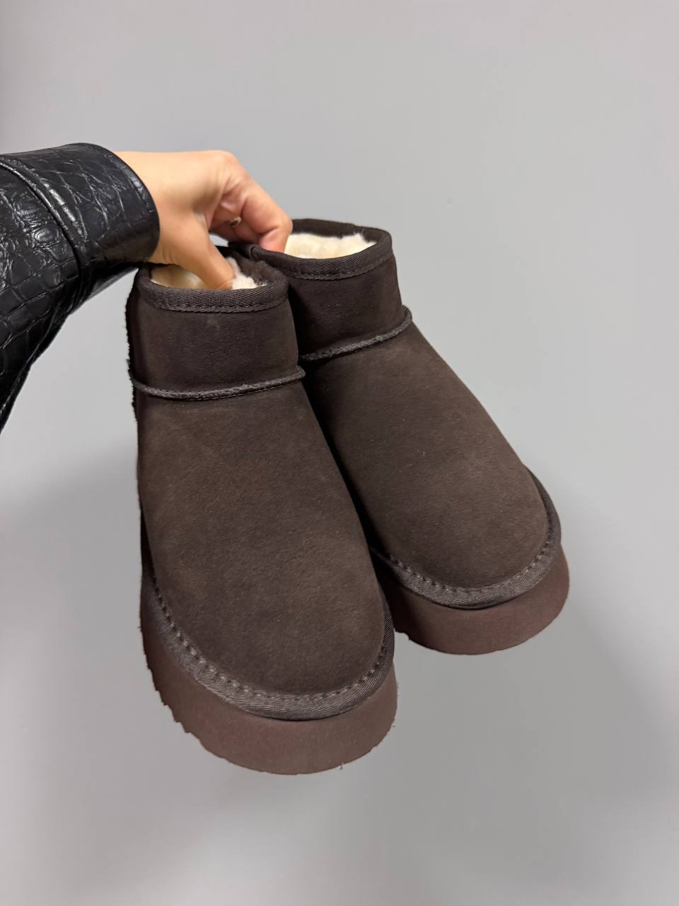 Ugg Ultra Mini Platform Dark Cacao Suede - Зображення 3