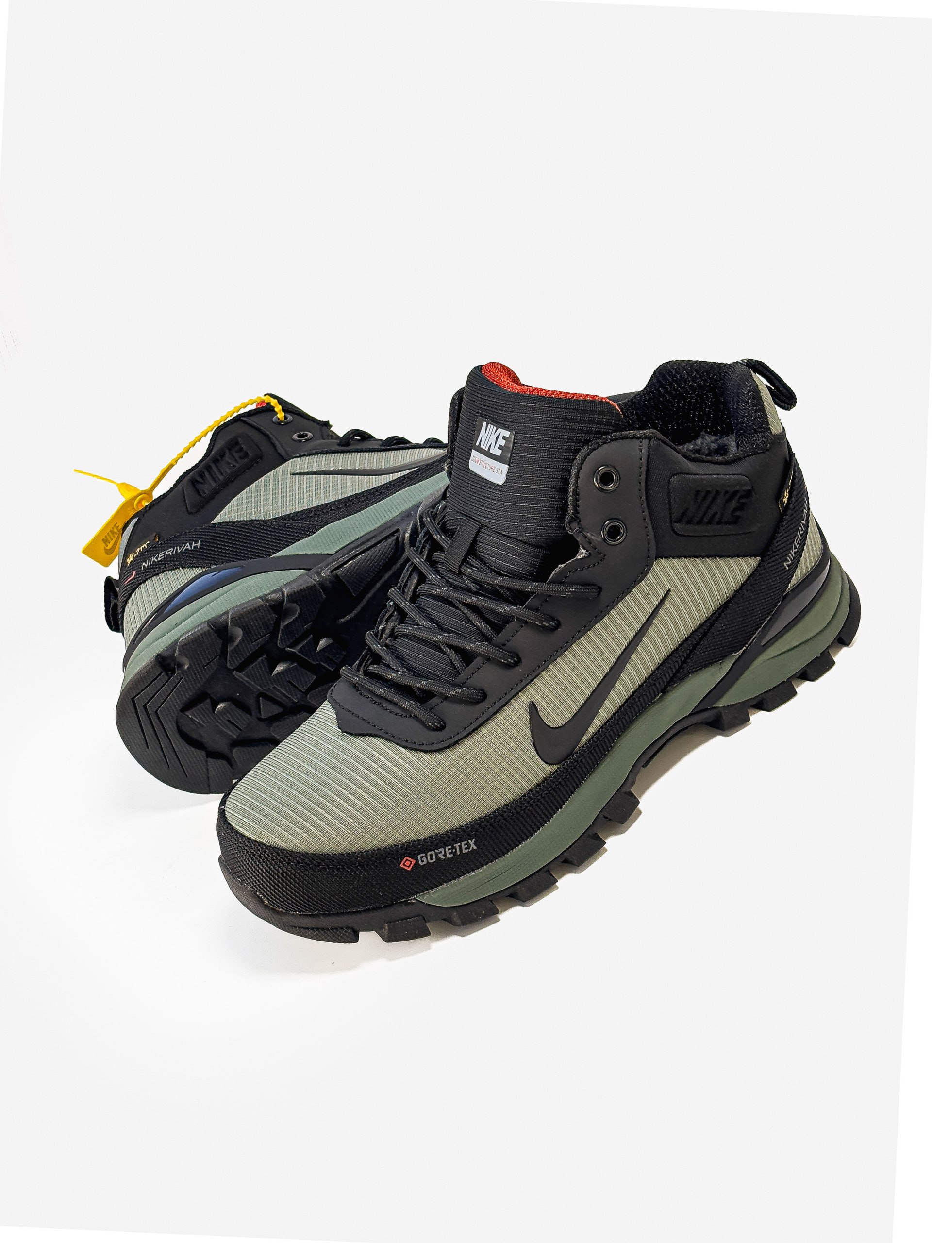 Nike Rivah Gore-Tex Winter Fur Khaki Black - Зображення 5