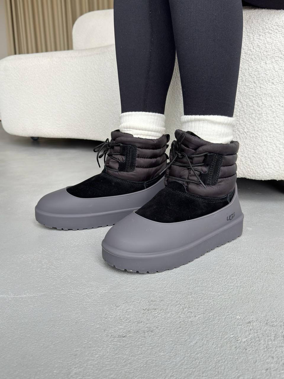 Ugg Classic Mini Lace-Up Black