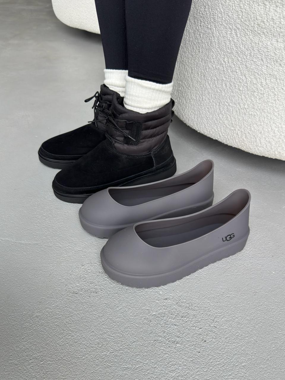 Ugg Classic Mini Lace-Up Black - Зображення 8